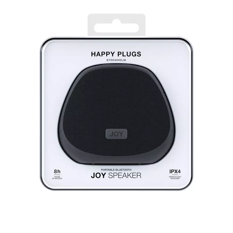 Happy Plugs Joy Speaker - bezdrôtový Bluetooth 5.3 reproduktor, 5W (čierny)