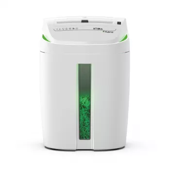 Kobra Hybrid C4 skartovačka na krížový rez, P-4, 10-12 listov, 27L, čierna