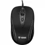 YENKEE YMS 1025 BK QUITO USB káblová myš, optická, 1000 DPI, 4 tlačidlá, čierna