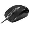 YENKEE YMS 1025 BK QUITO USB káblová myš, optická, 1000 DPI, 4 tlačidlá, čierna