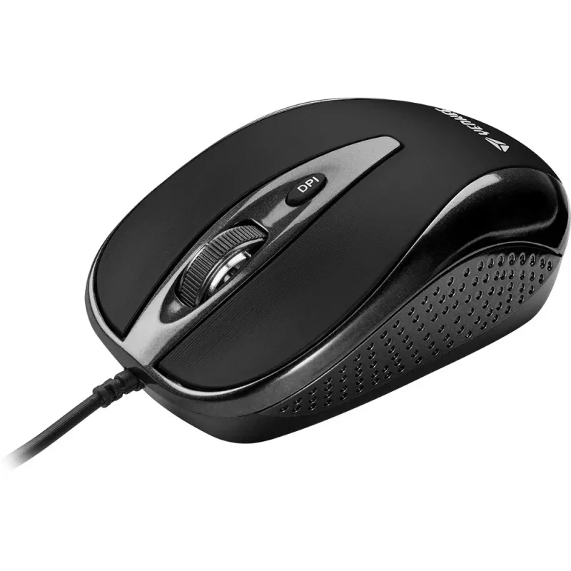 YENKEE YMS 1025 BK QUITO USB káblová myš, optická, 1000 DPI, 4 tlačidlá, čierna