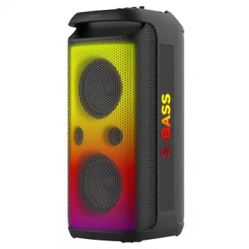 SENCOR Partycon CORE Power 140W Prenosný Bluetooth reproduktor s TWS, IPX4, RGB LED, karaoke, čierny