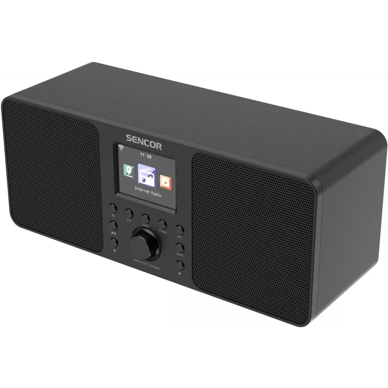SENCOR SIR 6100WDB Internetové rádio s DAB+, FM, Wi-Fi, Bluetooth, USB, 2x10W, biela