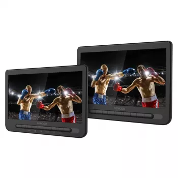 SENCOR SPV 7105 DUAL DVD 2x10 palcový LCD monitor do opierok hlavy pre auto