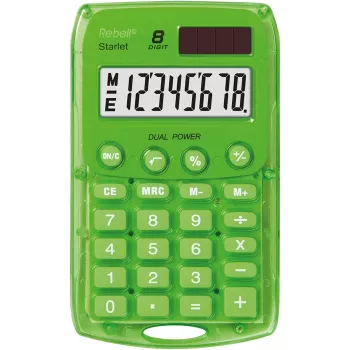Rebell Starlet kalkulačka čierna 10-miestny LCD Dual Power