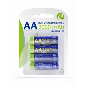 GEMBIRD EnerGenie akumulátory AA 2000 mAh 4 ks blister