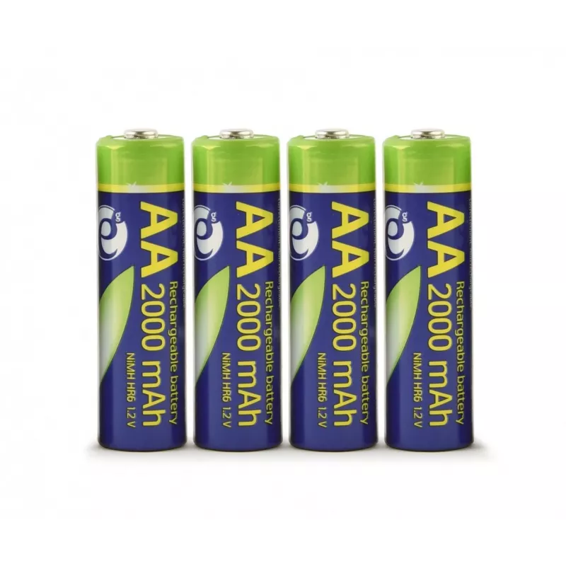 GEMBIRD EnerGenie akumulátory AA 2000 mAh 4 ks blister