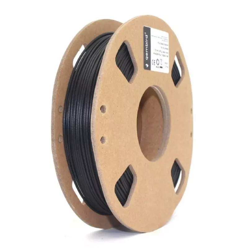 Gembird PLA filament 1,75 mm čierny 200 g