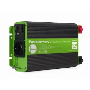 Gembird 12V na 230V čistý sínusový menič 500W