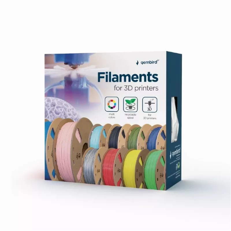 GEMBIRD PLA filament matný oranžový 1,75mm 1kg