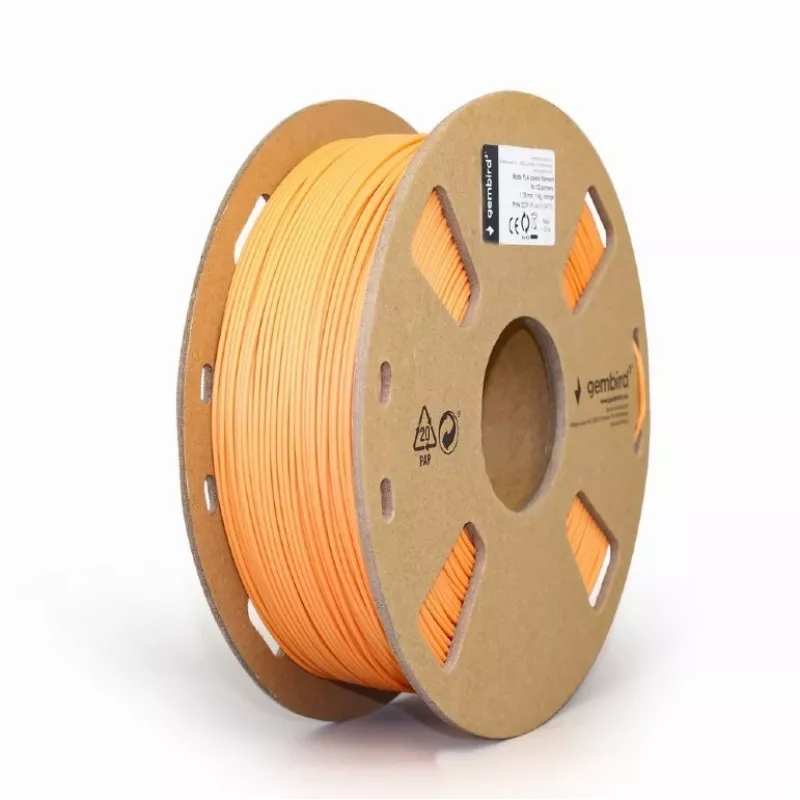 GEMBIRD PLA filament matný oranžový 1,75mm 1kg