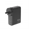 GEMBIRD GaN rýchla nabíjačka 4x USB 100W čierna