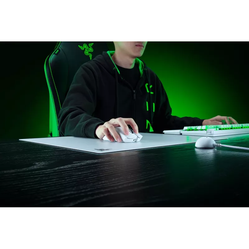 RAZER Atlas Pro - biela herná podložka pod myš