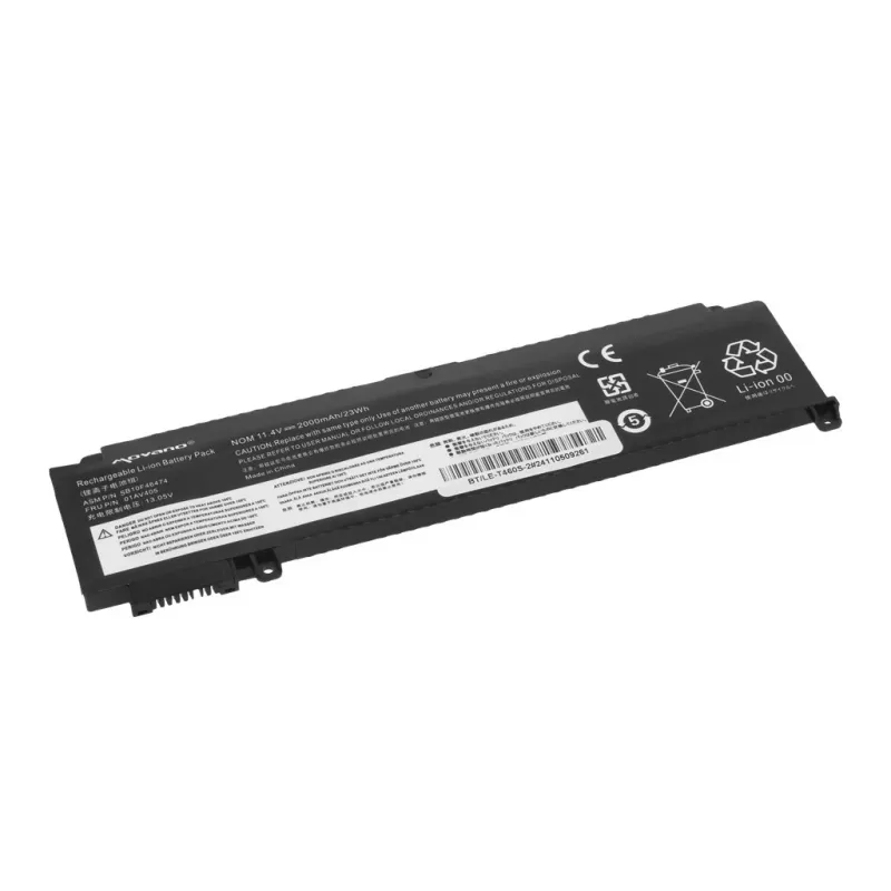 MITSU batéria pre Lenovo ThinkPad T460s T470s - predná strana - 2000 mAh (23 Wh)