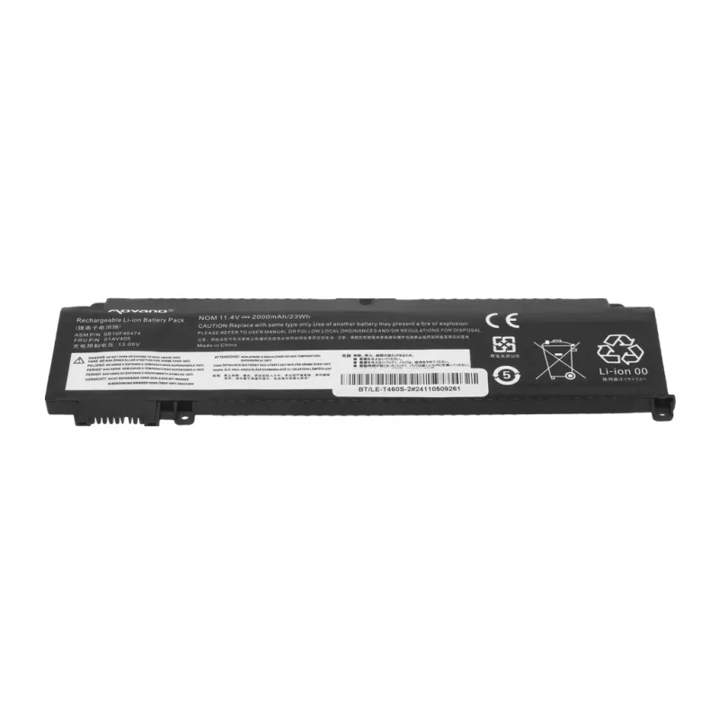 MITSU batéria pre Lenovo ThinkPad T460s T470s - predná strana - 2000 mAh (23 Wh)