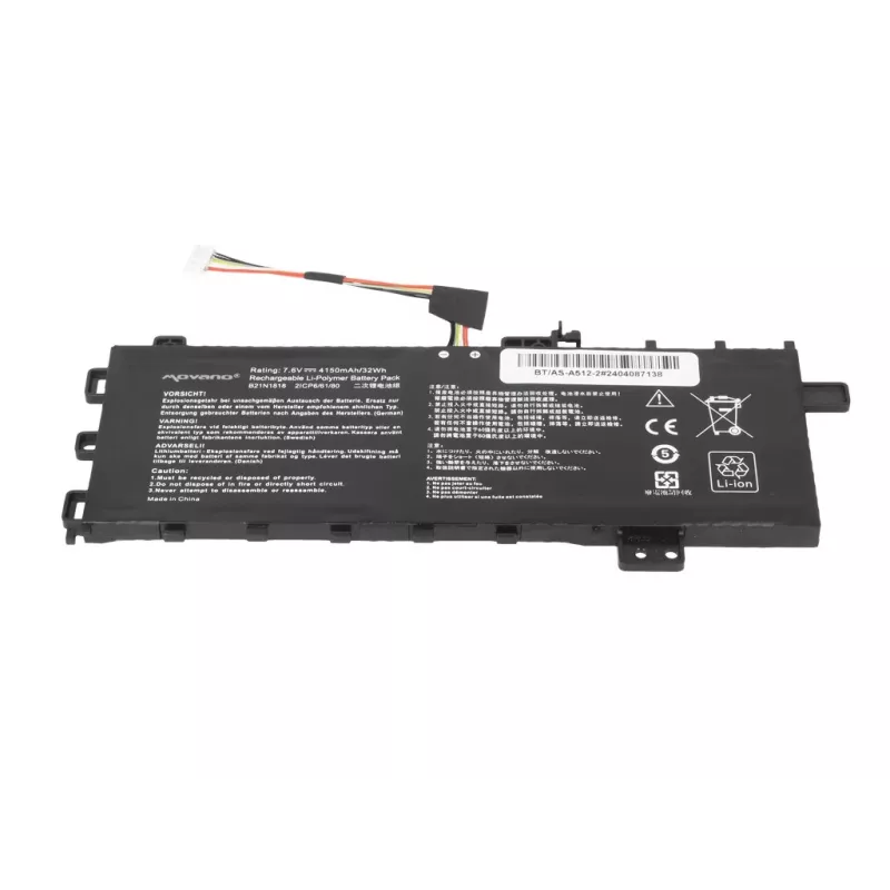MITSU batéria B21N1818 pre Asus Vivobook 15 A512 R512 X512 - 4150 mAh (32 Wh)