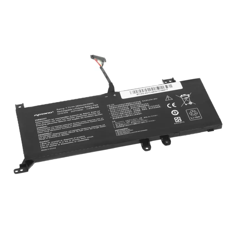 MITSU batéria B21N1818-2 pre Asus X512FA X512UF X509FB X509FA X509FJ X509 - 3800 mAh (29 Wh)