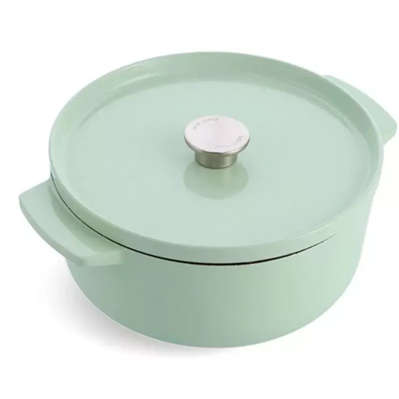 KitchenAid pekáč z smaltovanej liatiny 26 cm, pistáciová