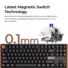 Keychron K8H-F1 75% Magnetic Wood Black herná klávesnica