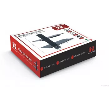 RED EAGLE TWO sklenená podložka transparentná 450x350 mm tvrdené bezpečnostné sklo