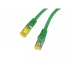 LANBERG Patch kábel CAT.6A S/FTP LSZH CU 0,5 m sivý
