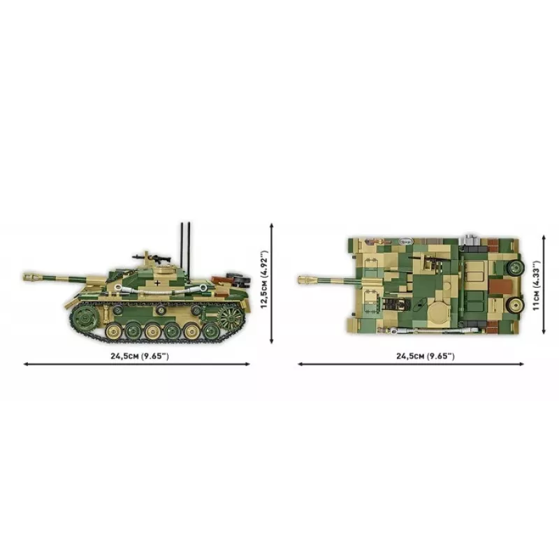 COBI KLOCKI StuG III Ausf. G stavebnica - 955 dielov