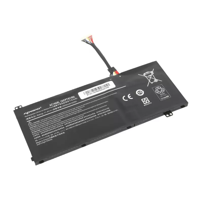 MOVANO batéria AC14A8L AC15B7L pre Acer VN7 Nitro V15 V17 - 4600 mAh (52 Wh)