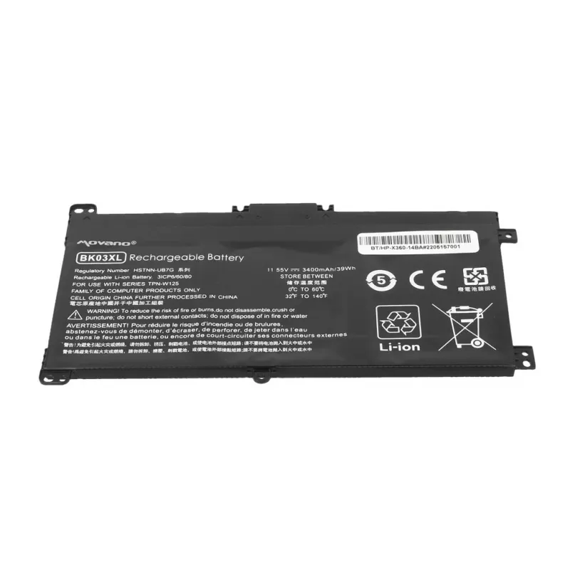 MOVANO batéria BK03XL pre HP Pavilion x360 14-BA - 3400 mAh (39 Wh)