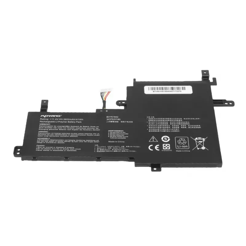 MITSU batéria B31N1842 pre Asus Vivobook K513E M513I S513E V531FA X531F - 3600 mAh (41 Wh)