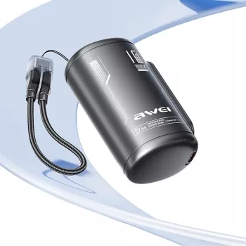 AWEI WP-117 power banka 10000mAh 22.5W 3C2xUSB-C čierna