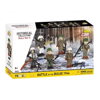 COBI Small Army Battle of the Bulge 1944 stavebnica, 75 dielov, 1 figúrka amerického vojaka