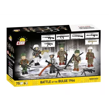 COBI Small Army Battle of the Bulge 1944 stavebnica, 75 dielov, 1 figúrka amerického vojaka