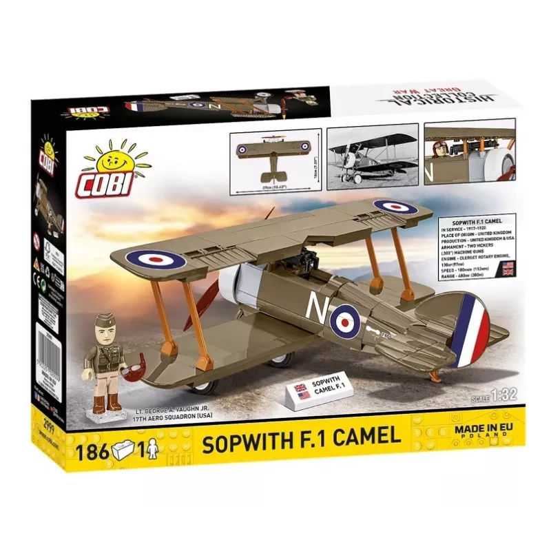 COBI 186 dielov HC GREAT WAR / 2999 / Sopwith F.1 Camel