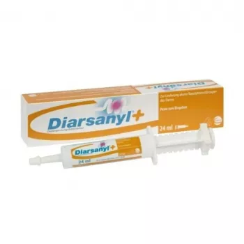 Ceva Diarsanyl Plus orálna pasta pre psov a mačky s akútnou hnačkou, 24 ml striekačka