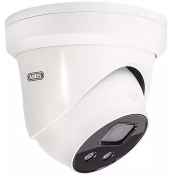 ABUS IPCB58511B 8 MP 4K IP dome kamera s 4 mm objektívom, PoE, IR nočné videnie do 30 m, IP67/IK10, vstavaný mikrofón