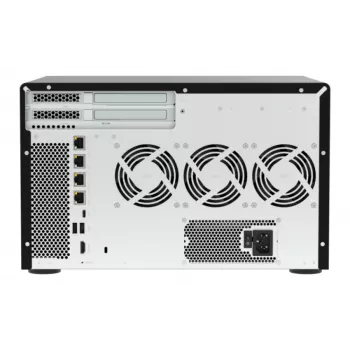 NAS QuTS hero s 12 pozíciami QNAP TVS-h1277AX-R5-16G, 8x 3.5 SATA + 4