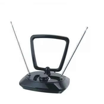Philips SDV5200/12 vnútorná anténa pre TV s 5G filtrom, DVB-T/T2, 1,85 m koaxiálny kábel, čierna