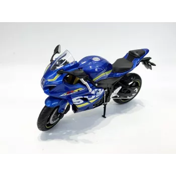PULIO MSZ 1/12 Suzuki GSX-R1000 modrý diecast model motorky