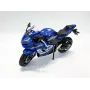 PULIO MSZ 1/12 Suzuki GSX-R1000 modrý diecast model motorky