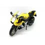 PULIO Motorka MSZ 1/12 Yamaha YZF-R1 žltý diecast model