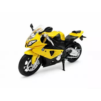 PULIO Motorka MSZ 1/12 BMW S1000 RR žltý diecast model