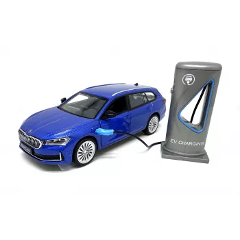 PULIO 1:35 Škoda Superb Combi die-cast model auta so svetlom a zvukom