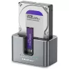 Qoltec 2in1 dokovacia stanica HDD SSD SATA M.2 NVMe s funkciou klonovania, USB-C 3.2 Gen 2, 10Gbps, až do 28TB, hliník