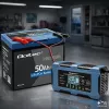 Qoltec 52669 inteligentná nabíjačka batérií 12V 6A s funkciou opravy pre AGM GEL LiFePO4