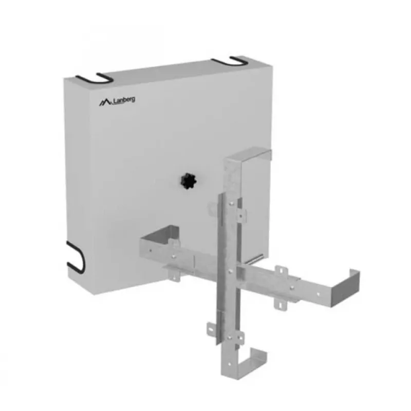 LANBERG držiak na ukladanie káblovej rezervy 400 x 400 mm - sivý AK-3144-S