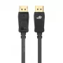 TB DisplayPort kábel 3m M/M v2.0 80Gbps 16K HDR