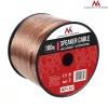 MACLEAN MCTV-512 reproduktorový kábel 100m 2x1,5mm² transparentný OFC kotúč
