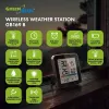 GREENBLUE GB169 B bezdrôtová meteostanica s farebným displejom a vonkajším senzorom