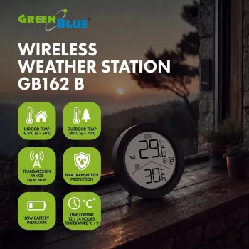 GREENBLUE meteostanica GB162 B