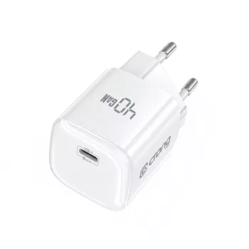 CRONG NEO GaN 40W USB-C PD 3.2 nástenná nabíjačka s AVS - biela